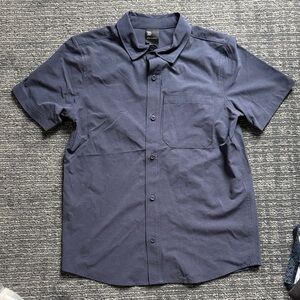 All in Motion Navy Button Down Shirt